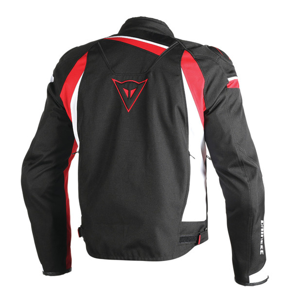 veloster-tex-jacket-black-white-red image number 1