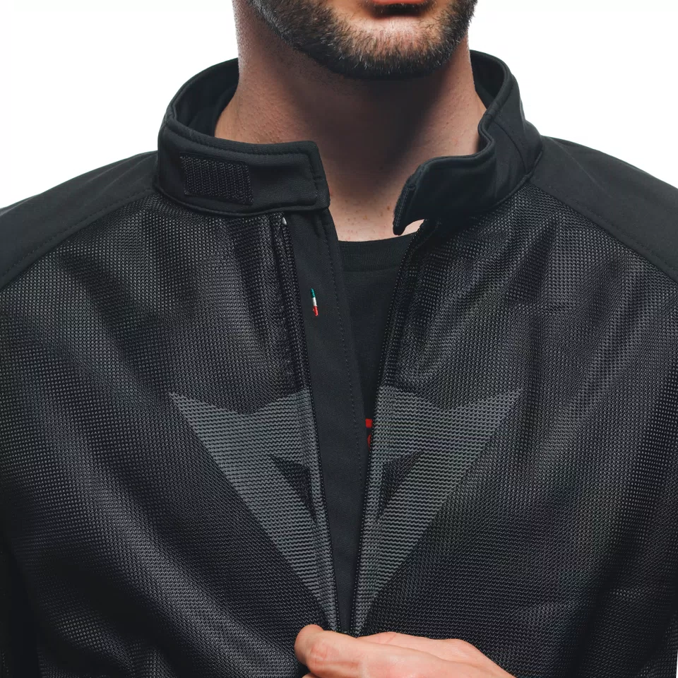 IGNITE AIR TEX - MEN'S SUMMER MOTORCYCLE JACKET IN FABRIC - BLACK/BLACK/GRAY-REFLEX - 10