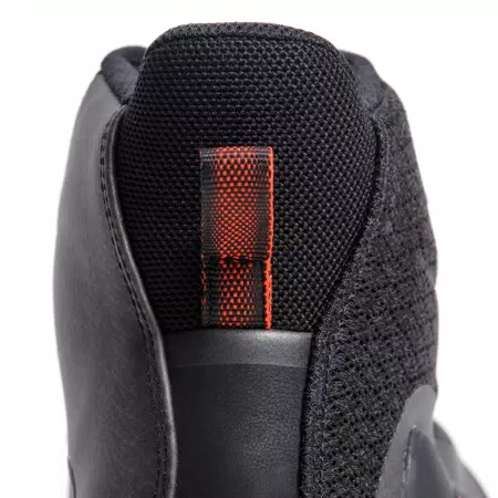 ATIPICA AIR 2 - MEN'S SUMMER MOTORCYCLE SHOES IN FABRIC - BLACK/RED-FLUO - 5