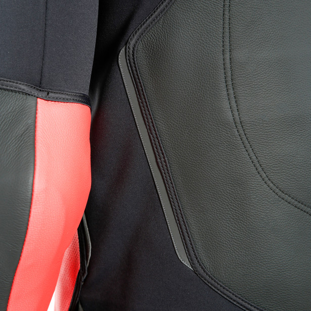 intrepida-perf-leather-jacket-black-black-matt-fluo-red image number 12