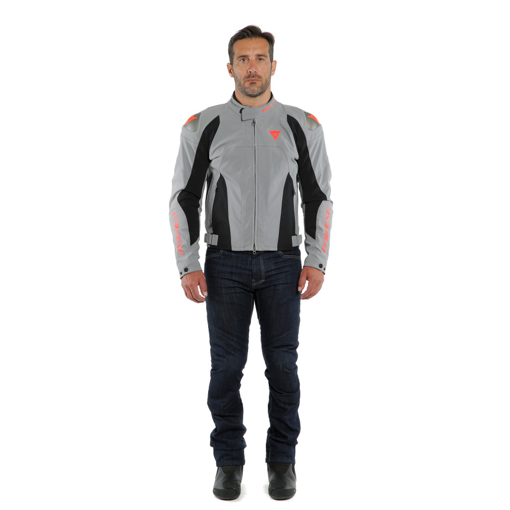 indomita-d-dry-xt-jacket-frost-gray-black-matt-fluo-red image number 3