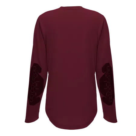 HG ROX JERSEY LS - WOMEN'S LONG SLEEVE BIKE T-SHIRT - WINDSOR WINE - 2
