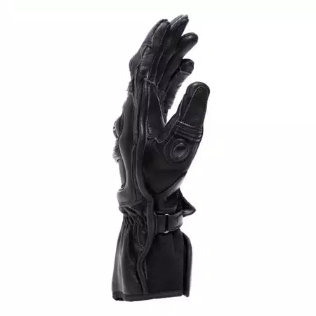 STEEL-PRO - MEN'S MOTORCYCLE LEATHER GLOVES - BLACK/ANTHRACITE - 2