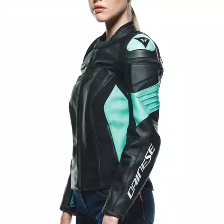 RACING 4 LADY LEATHER JACKET