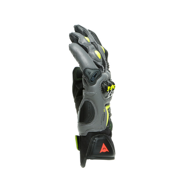 vr46-sector-short-gloves-black-anthracite-fluo-yellow image number 3