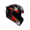 K1 S FASTLAP BLACK/GREY/RED - MOTORBIKE FULL FACE HELMET DOT (E2206)