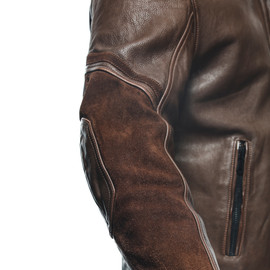 MERAK LEATHER JACKET TOBACCO- Leather