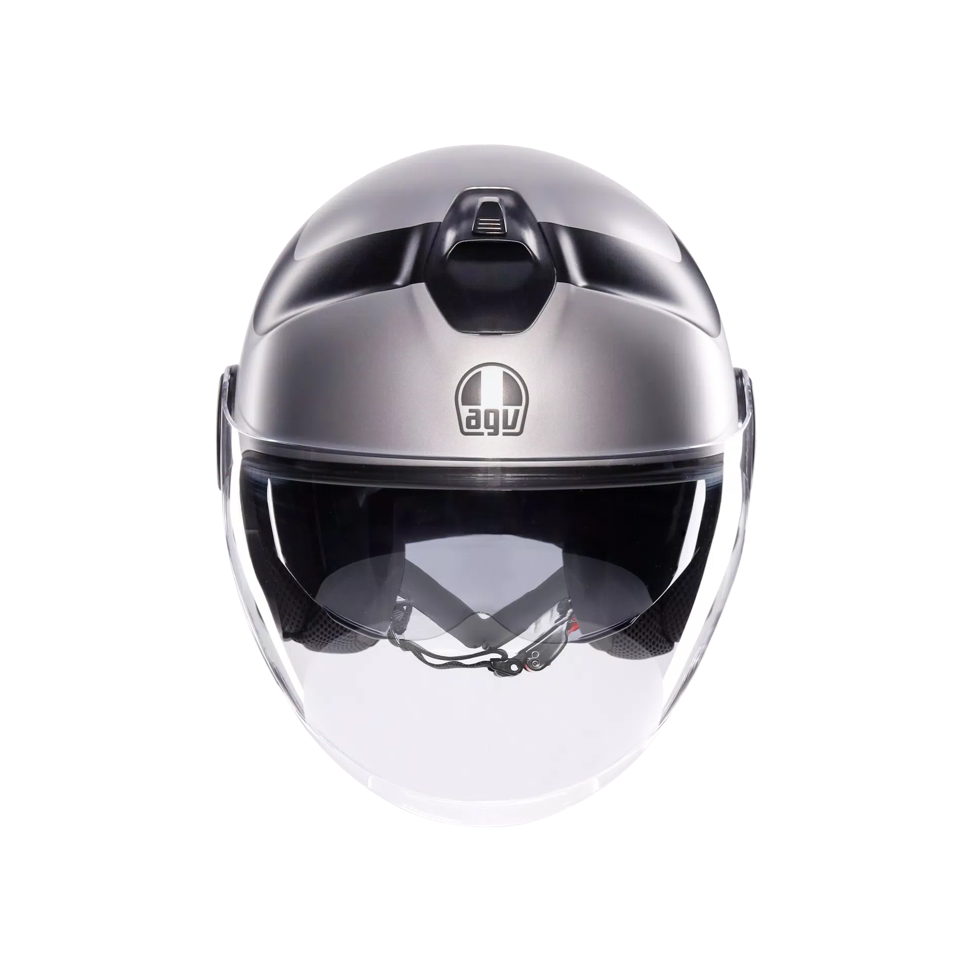 ETERES RIMINI MATT GREY/BLACK - CASQUE MOTO JET E2206