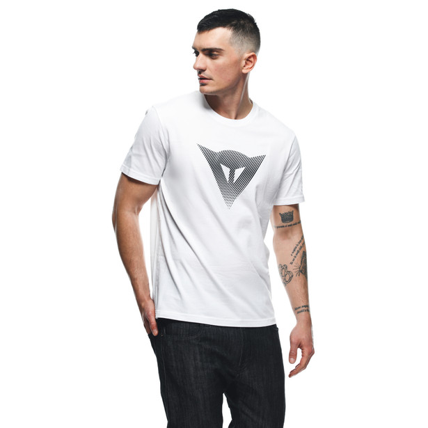 dainese-logo-t-shirt-uomo-white-black image number 4