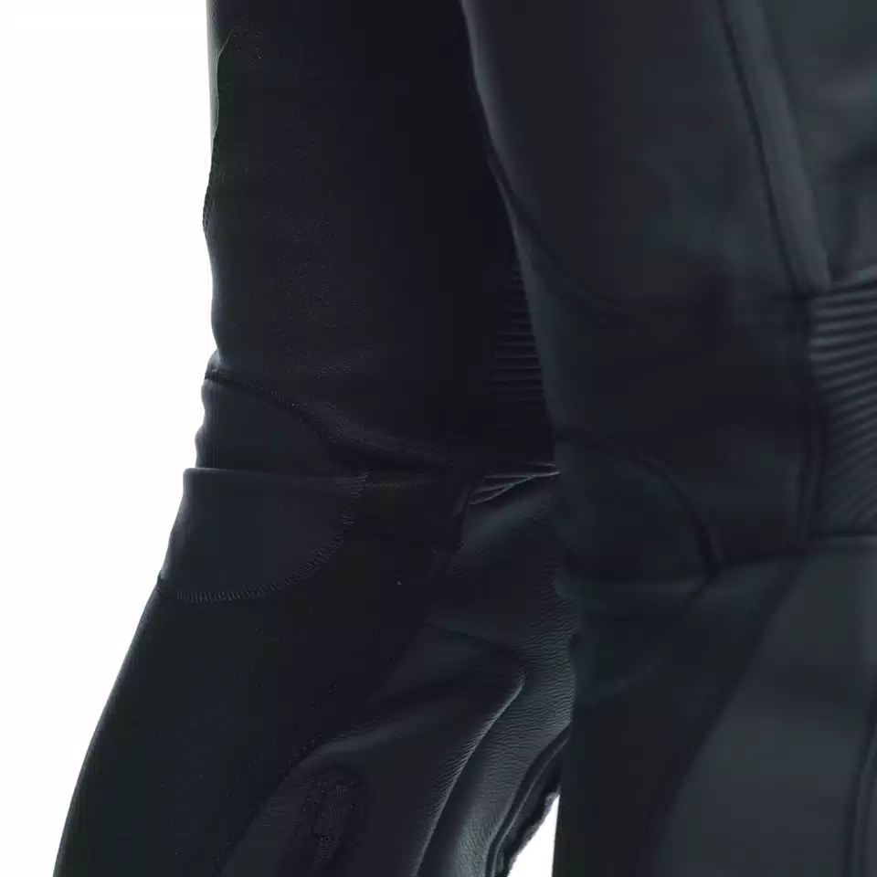 DELTA 4 - WOMEN'S MOTORCYCLE LEATHER PANTS - BLACK/BLACK - 7