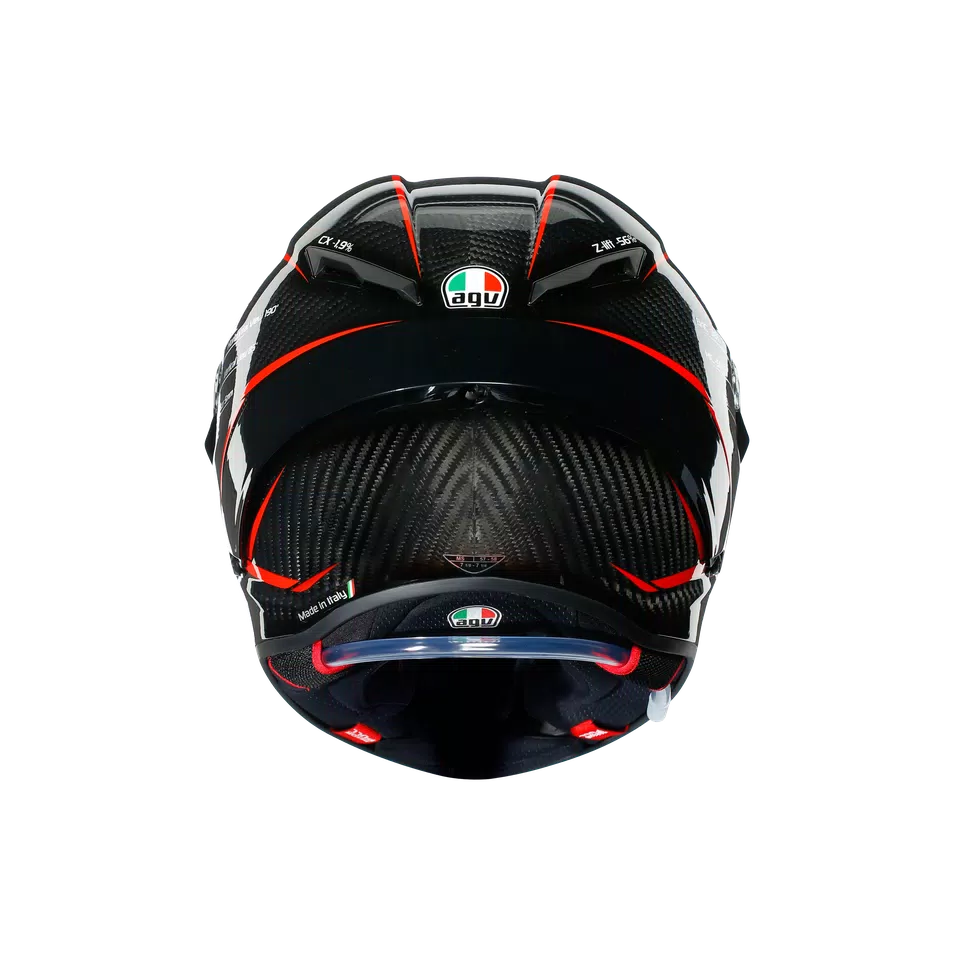 PISTA GP RR PERFORMANCE CARBON/RED - MOTORBIKE FULL FACE HELMET E2206 DOT -  - 10