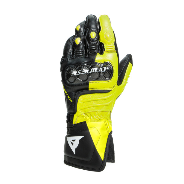 CARBON 3 LONG GLOVES BLACK/FLUO-YELLOW/WHITE- Gloves