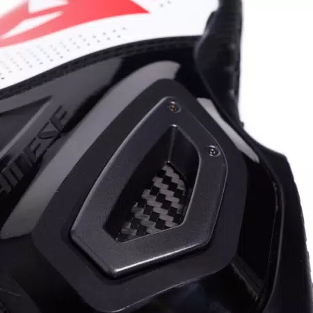 AXIAL 2 AIR - MEN'S MOTORCYCLE RACING SUMMER BOOTS - BLACK/WHITE/LAVA-RED - 5