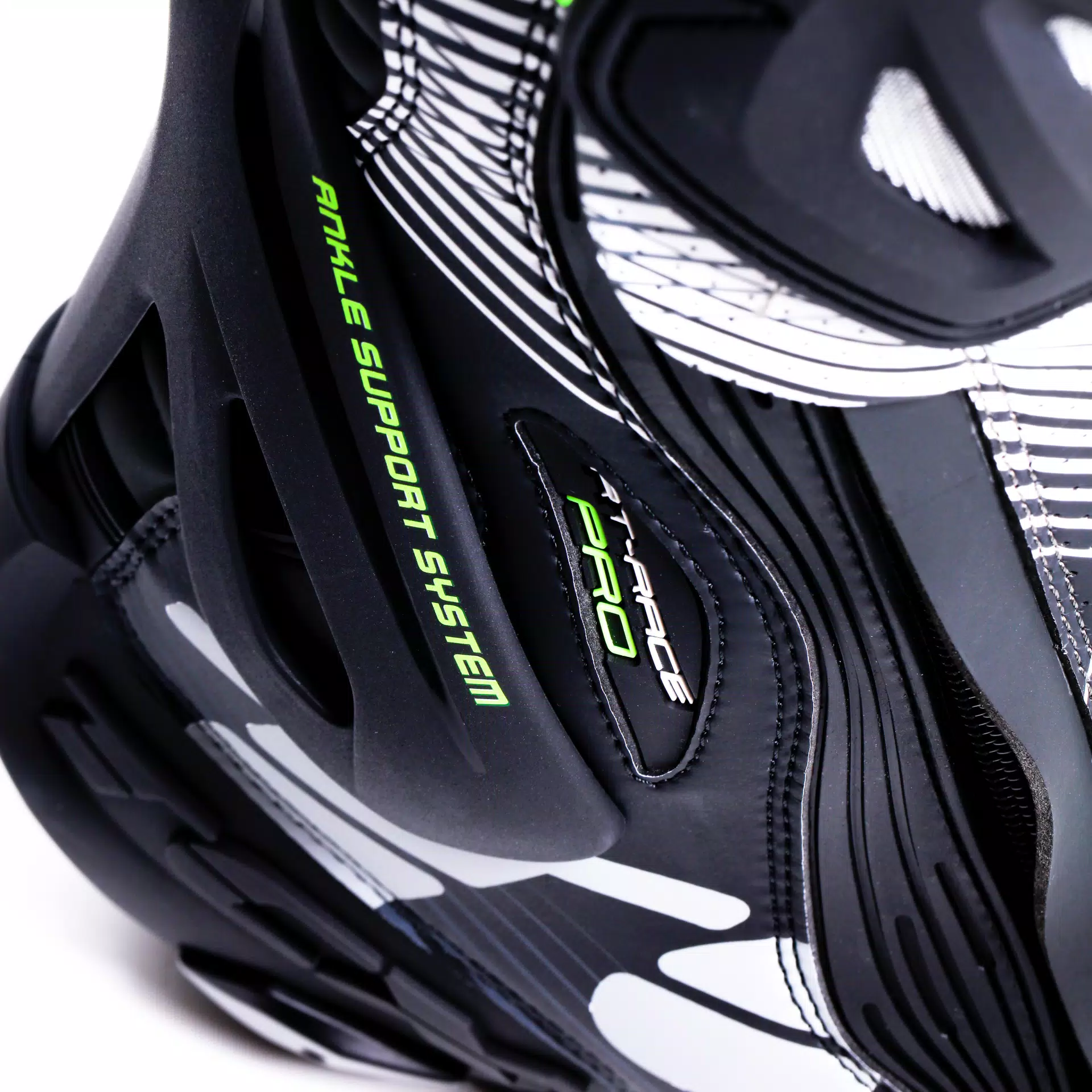 RT-RACE PRO AIR MEN'S MOTORCYCLE RACING BOOTS - BLACK/WHITE/GREY