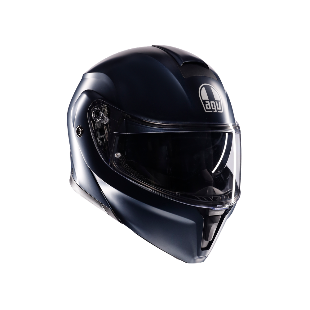 streetmodular-mono-matt-profondo-blue-casco-moto-modulare-e2206 image number 0