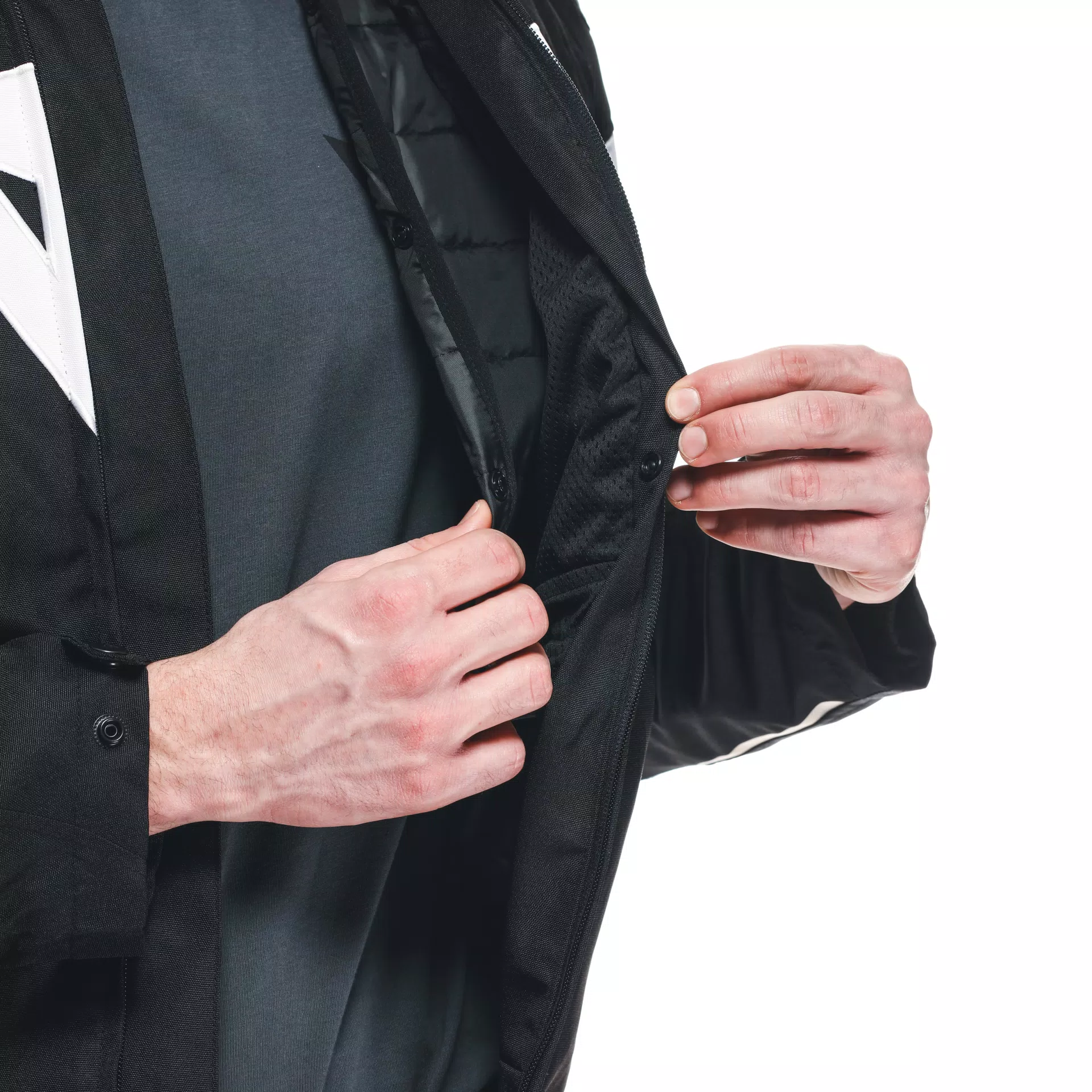 AVRO 5 - BLOUSON MOTO EN TISSU HOMME
