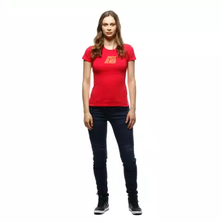 SPEED DEMON VELOCE - WOMEN'S T-SHIRT - BRIGHT ROSE - 3