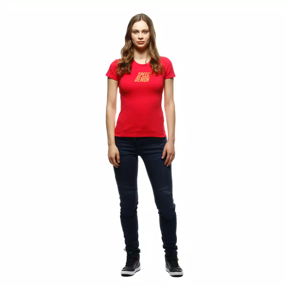 SPEED DEMON VELOCE - WOMEN'S T-SHIRT | BRIGHT ROSE | Dainese SPEED DEMON VELOCE - WOMEN'S T-SHIRT | BRIGHT ROSE | Dainese