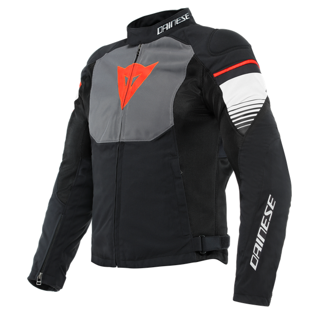 air-fast-tex-giacca-moto-estiva-in-tessuto-uomo-black-gray-white image number 0