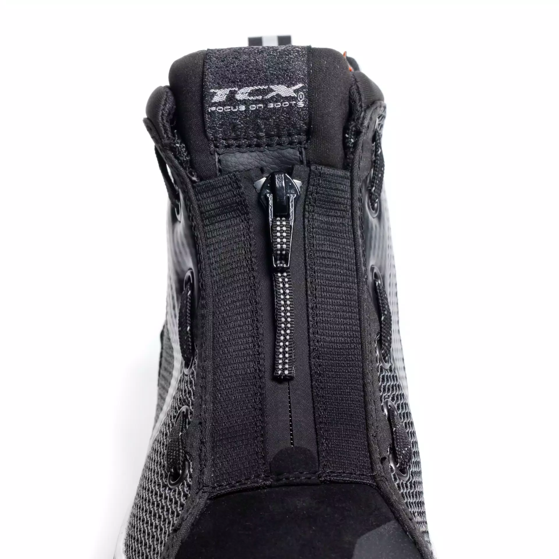 IKASU AIR WOMEN'S SUMMER MOTORCYCLE SHOES - BLACK/GREY/WHITE