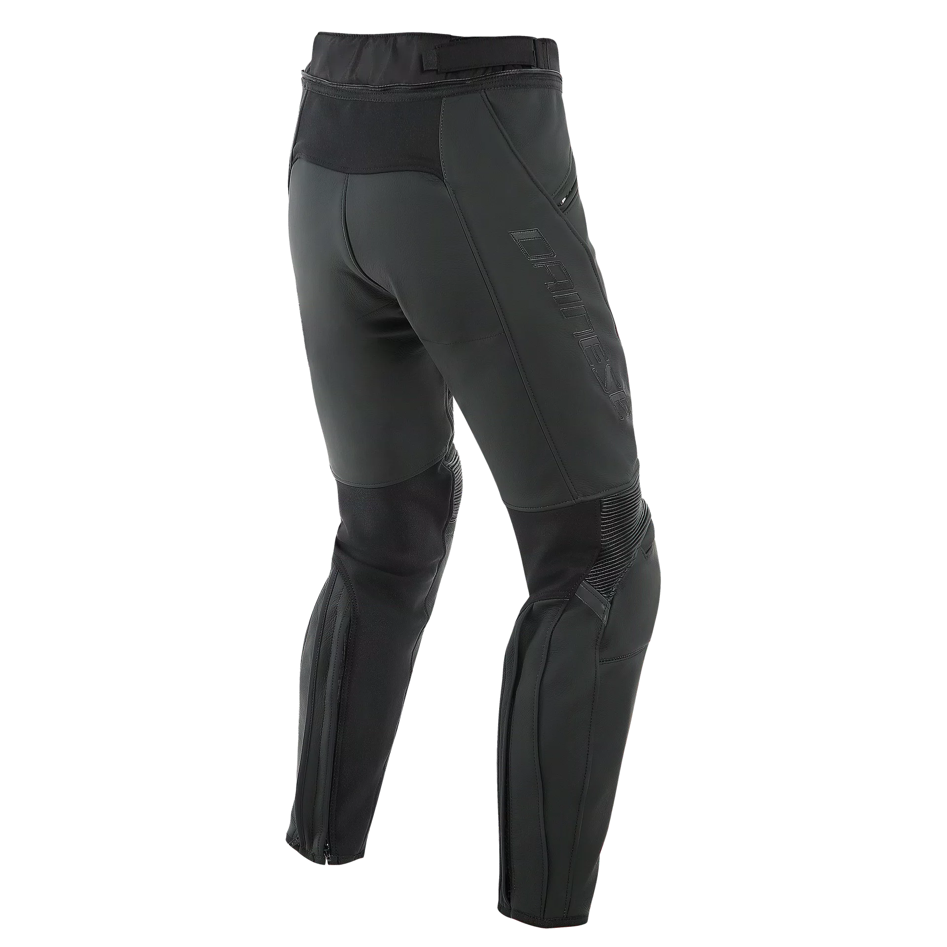 PONY 3 MEN S MOTORCYCLE PERFORATED LEATHER PANTS BLACK MATT Dainese