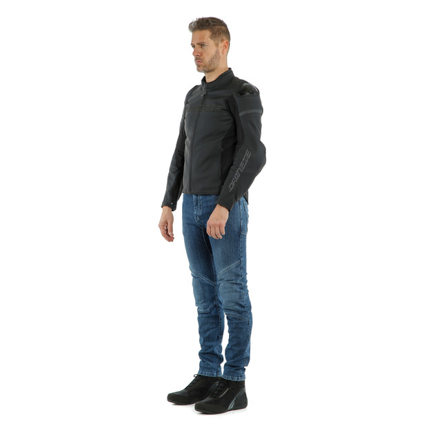 agile-leather-jacket-black-matt-black-matt-black-matt image number 3