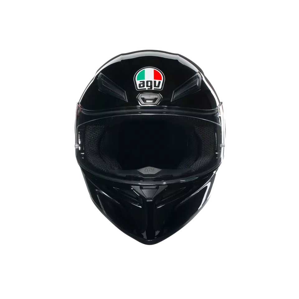 K1 S BLACK - MOTORBIKE FULL FACE HELMET DOT (E2206) -  - 2