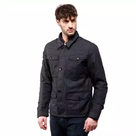 MARVILA TEX - MOTORCYCLE JACKET IN TEXTILE MEN - DARK GREY - 3
