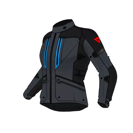 MANGEN ABSØLUTESHELL™ PRO - MEN TOURING MOTORCYCLE JACKET - EBONY/BLACK - 2