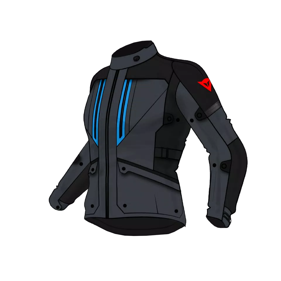 MANGEN ABSØLUTESHELL™ PRO - GIACCA DA MOTO TOURING UOMO - EBONY/BLACK - 2
