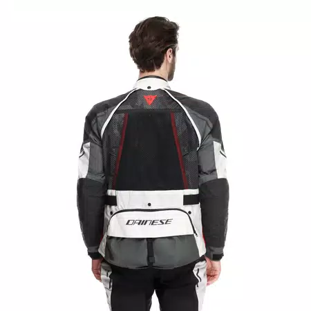 SUPER ADVENTURE ABS&Oslash;LUTESHELL&trade; - MEN MOTORCYCLE OFF-ROAD JACKET - GLACIER-GREY/IRON-GATE/RED - 6