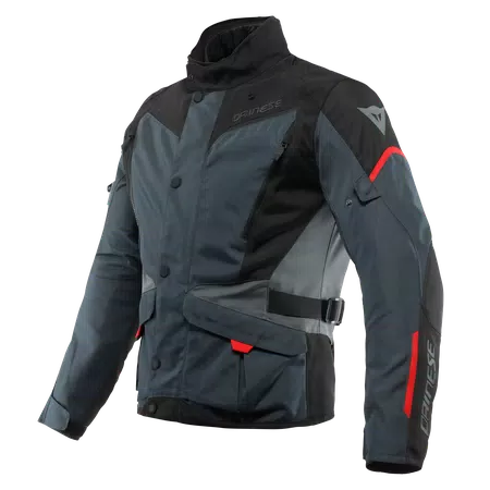 TEMPEST 3 CHAQUETA IMPERMEABLE MOTO HOMBRE - EBONY/BLACK/LAVA-RED - 1