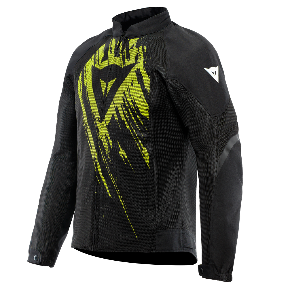 herosphere-air-blouson-moto-estival-homme-black-fluo-yellow-tarmac image number 0