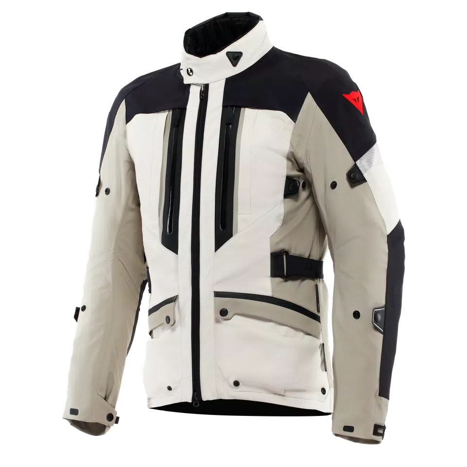 MANGEN ABSØLUTESHELL™ PRO - MEN TOURING MOTORCYCLE JACKET - BLACK/TIDAL FOAM - 1