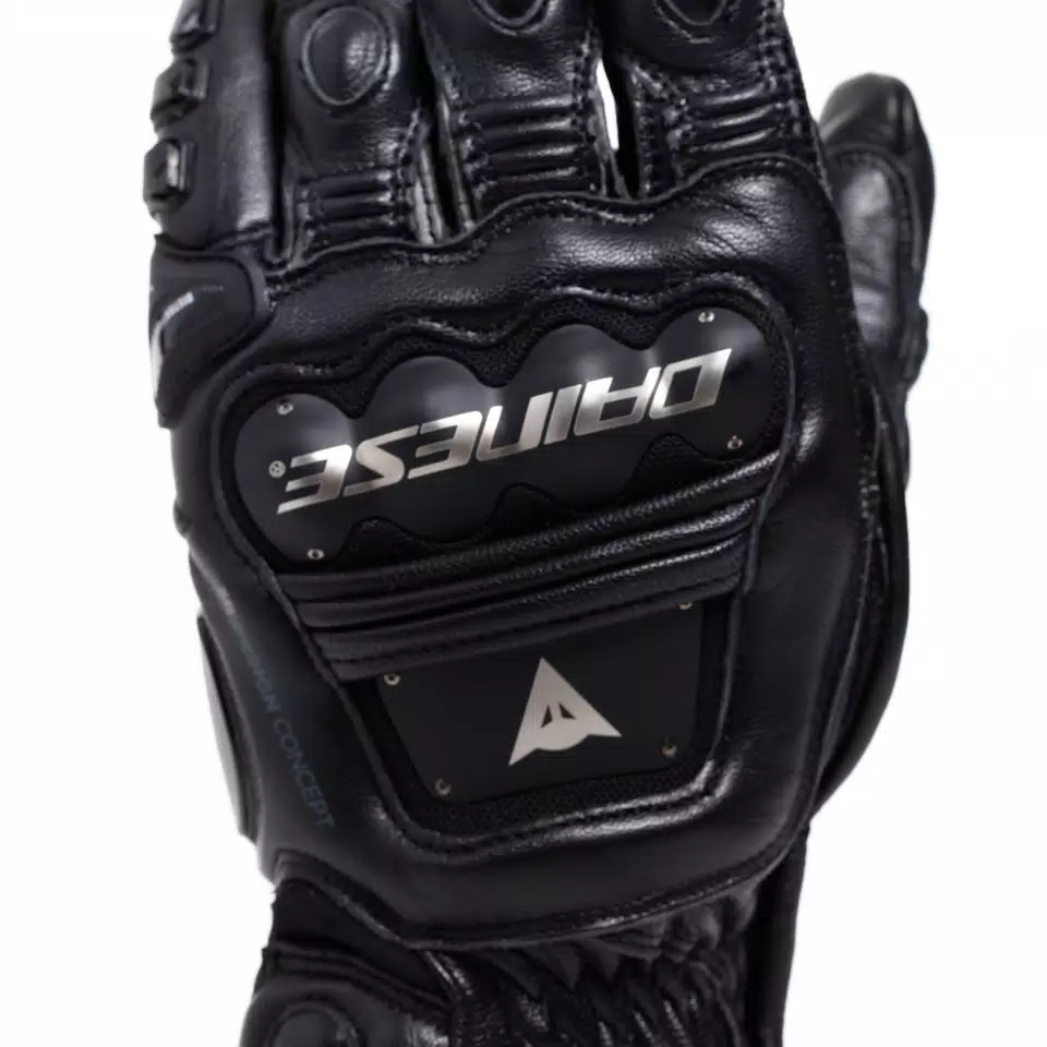 STEEL-PRO - MEN'S MOTORCYCLE LEATHER GLOVES | BLACK