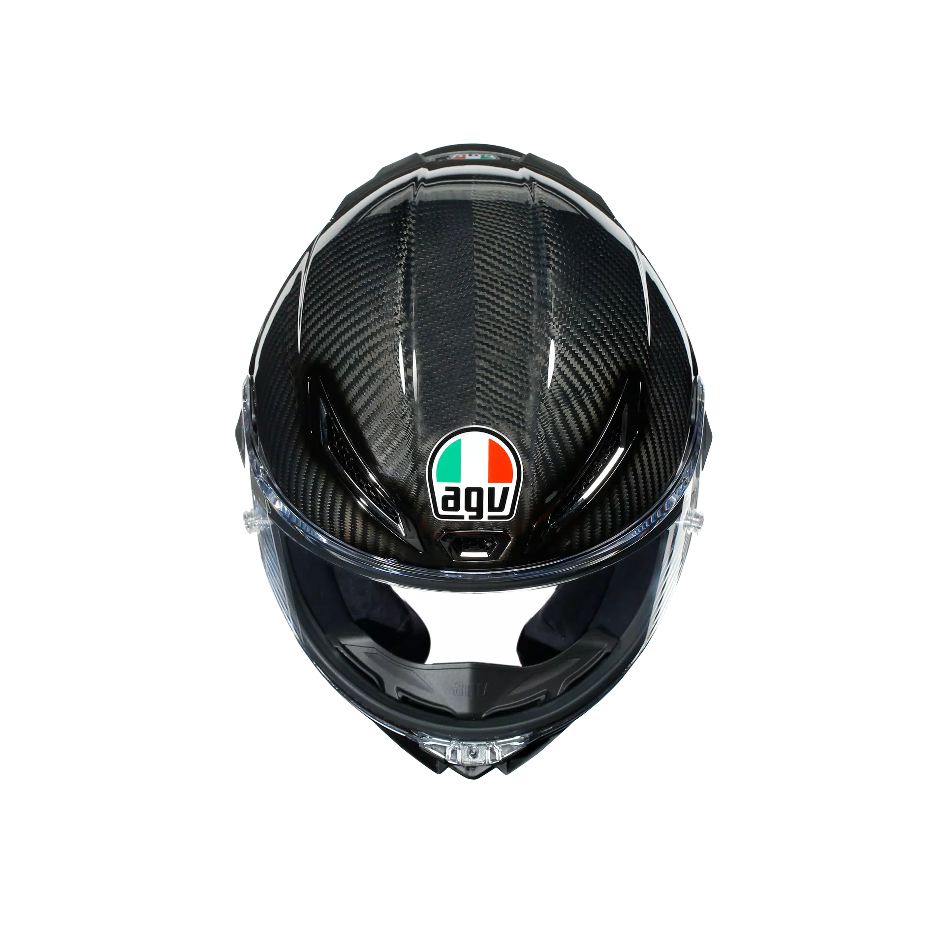PISTA GP RR MONO GLOSSY CARBON - MOTORBIKE FULL FACE HELMET E2206 DOT