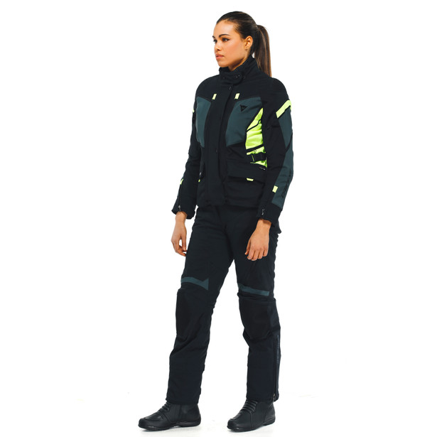 carve-master-3-gore-tex-giacca-moto-impermeabile-donna-black-ebony-fluo-yellow image number 3