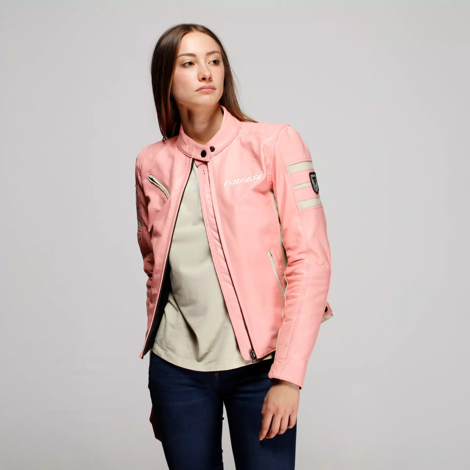 LOLA 5 - LADY LEATHER MOTORCYCLE JACKET