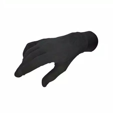 Zijden onderhandschoen - BLACK - 1
