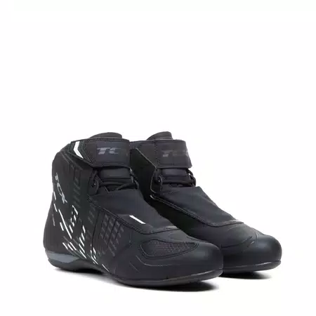 R04D WP MEN'S WATERPROOF MOTORCYCE SHOES - BLACK/WHITE -  - 1