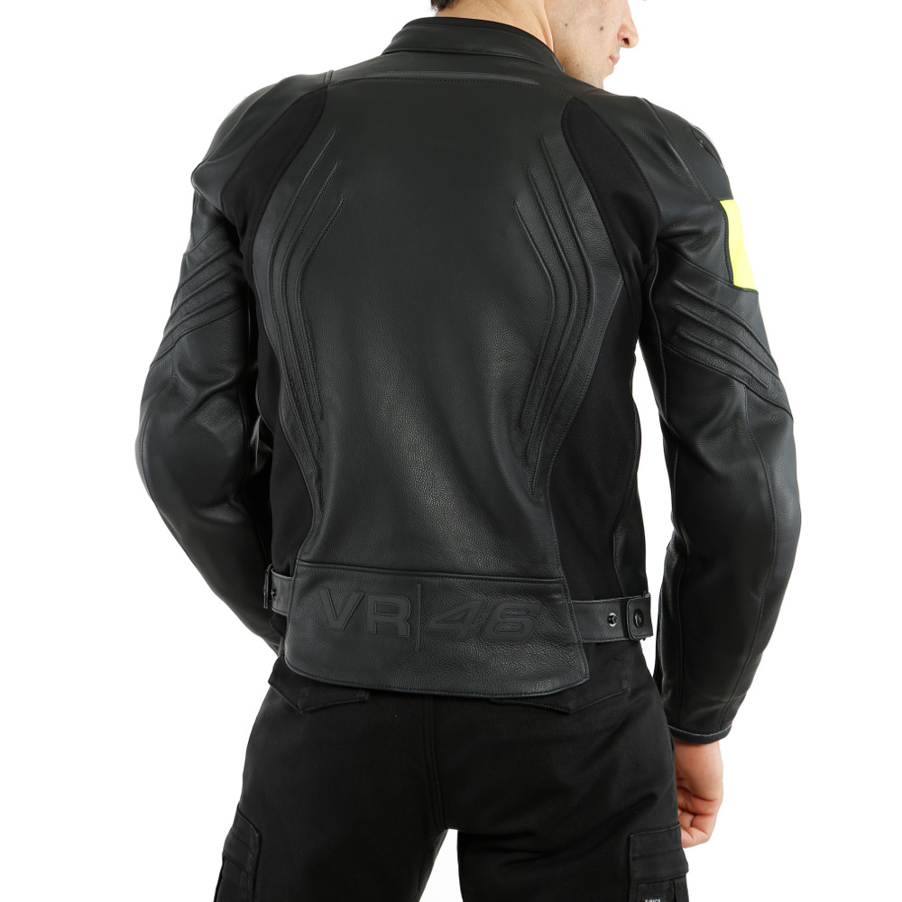 VR46 POLE POSITION LEATHER JACKET