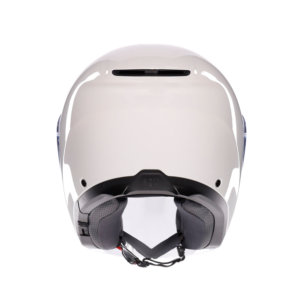 irides-mono-materia-white-motorbike-open-face-helmet-e2206 image number 4