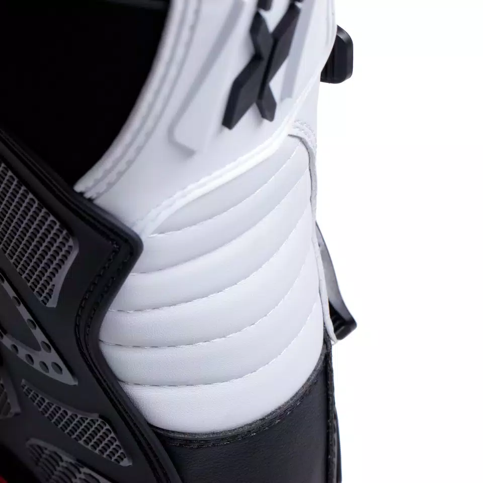 X-BLAST MEN'S MOTORCYCLE BOOTS - BLACK/WHITE/RED -  - 9