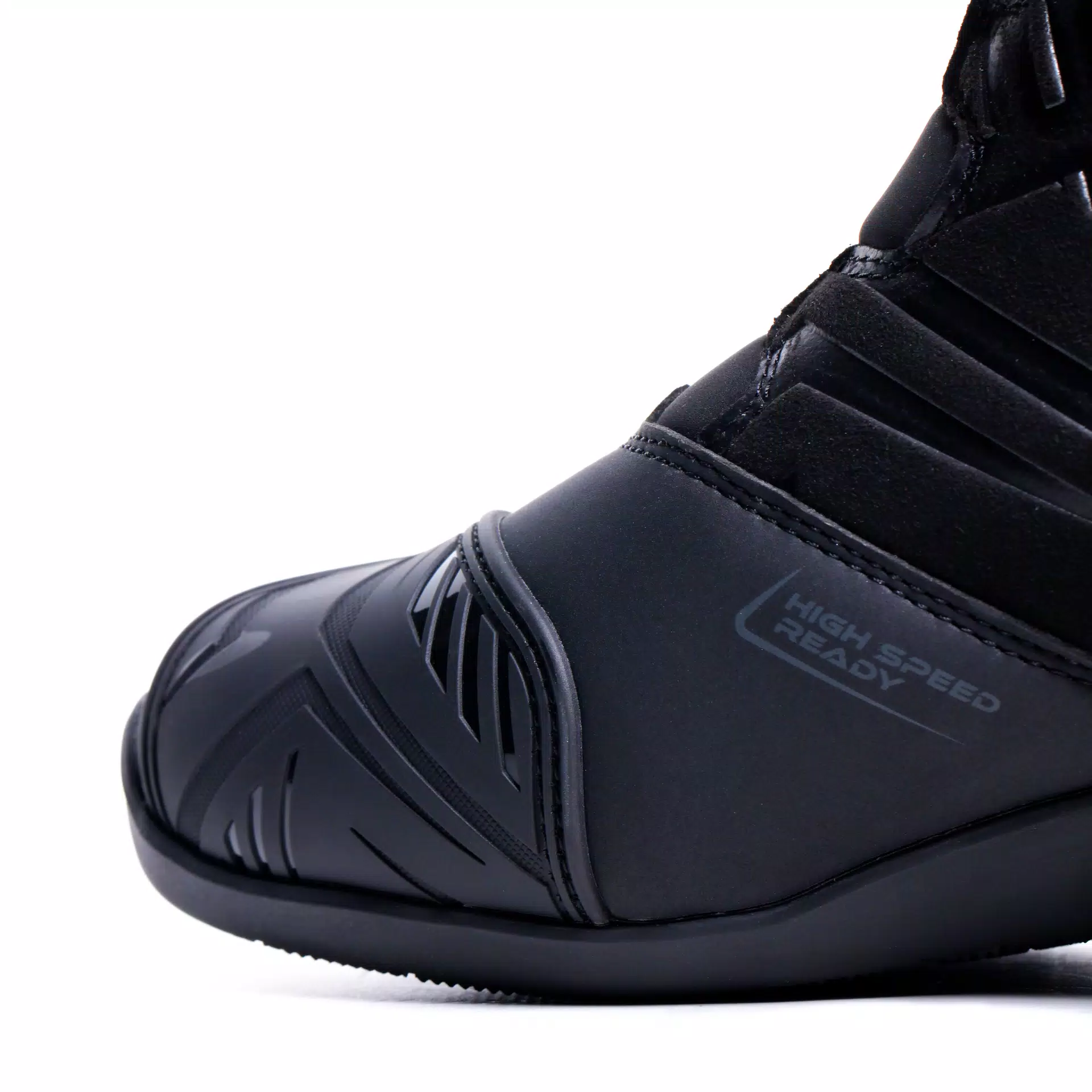 S-TR1 WOMEN'S MOTORCYCLE BOOTS - BLACK/PEARL WHITE