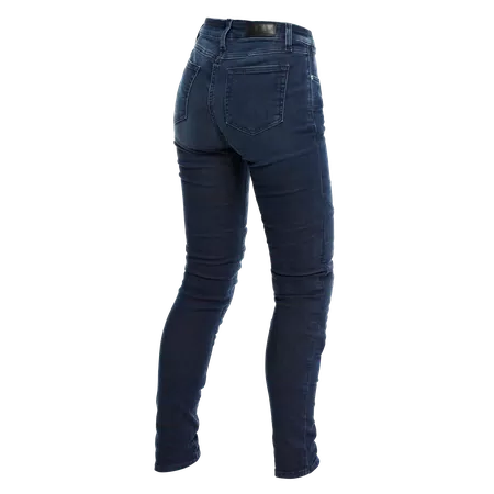 DENIM BRUSHED SKINNY - WOMEN'S MOTORCYCLE JEANS - BLUE - 2