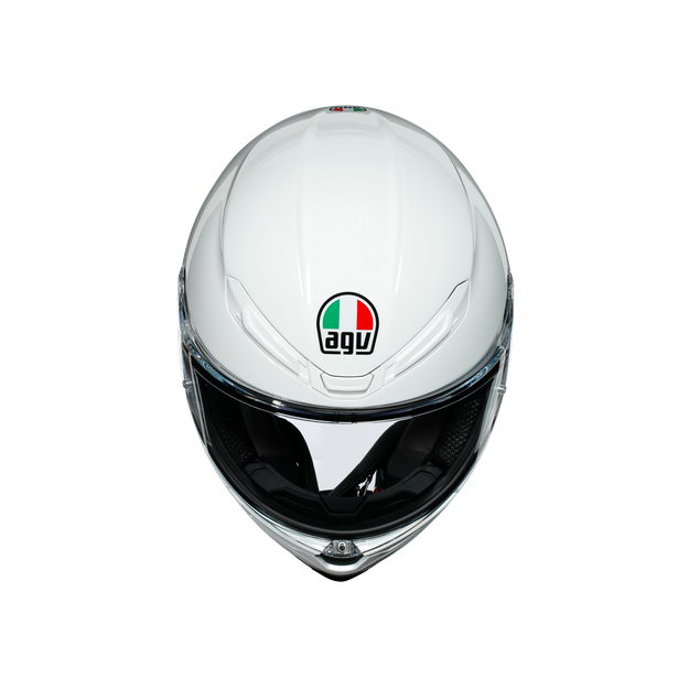 K6 AGV DOT(ECE) SOLID MPLK - WHITE