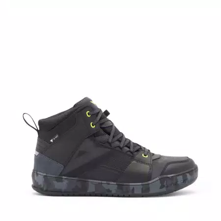 SUBURB D-WP - MEN'S WATERPROOF MOTORCYCLE SHOES - BLACK/CAMO/ACID YELLOW - 2
