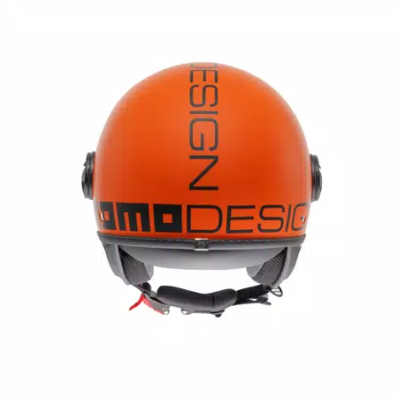 MOMODESIGN FGTR CLASSIC MATT ORANGE / BLACK - JET HELMET WITH VISOR E2206 -  - 5