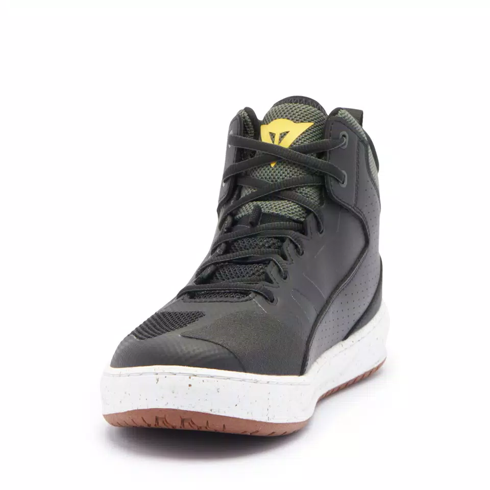 SUBURB AIR - SCARPE MOTO ESTIVE IN TESSUTO UOMO - BLACK/WHITE/ARMY GREEN - 8