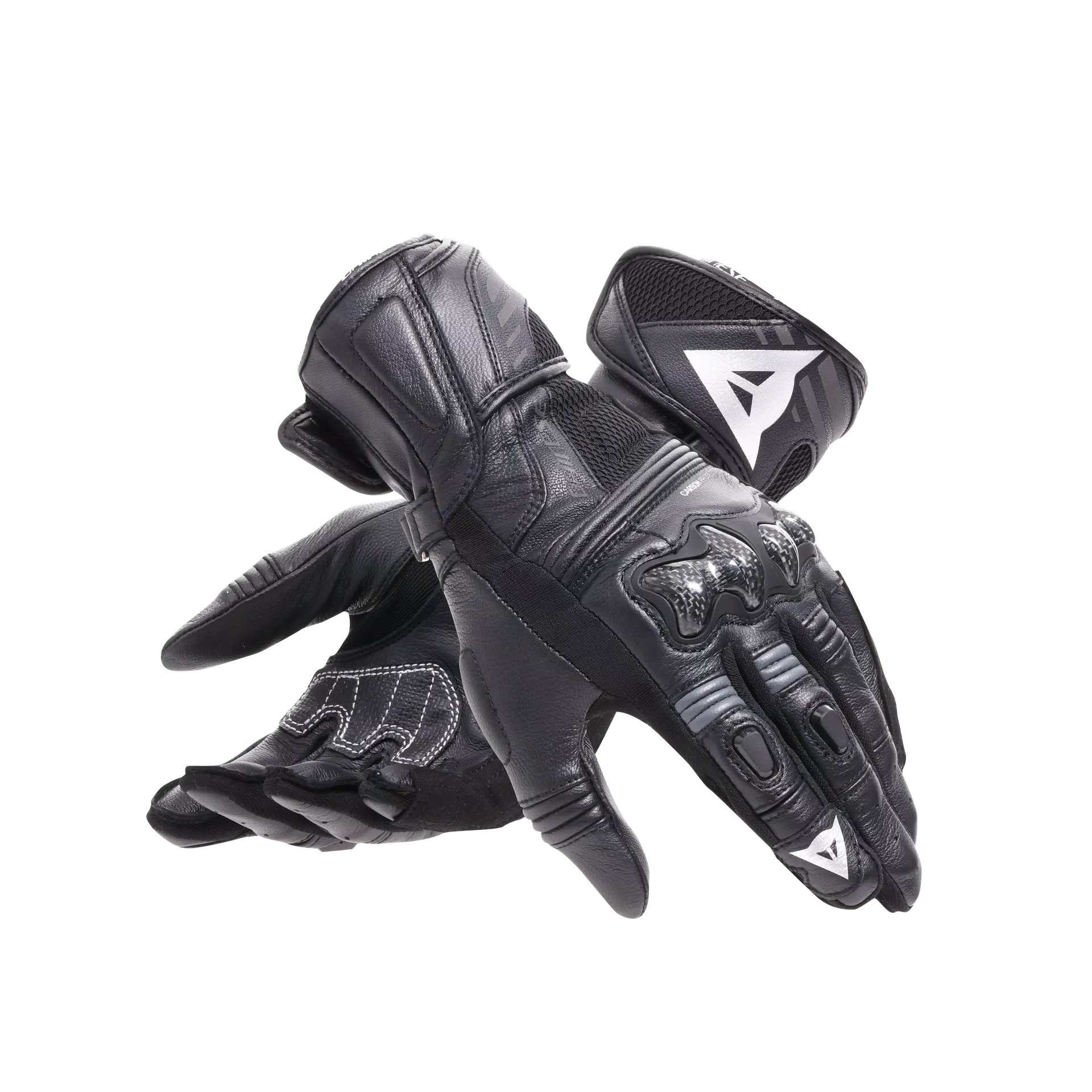 REACTO CARBON LONG - GUANTI MOTO IN PELLE DONNA